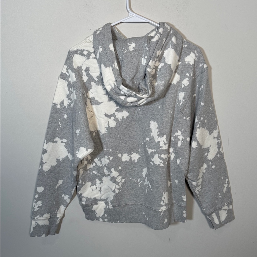 FRAME Bleach Effect Drawstring Oversized Hoodie i… - image 5